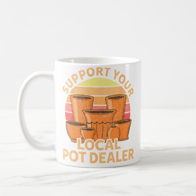 Mug Cadeau de poterie amusant pour les hommes et les f (Gauche)