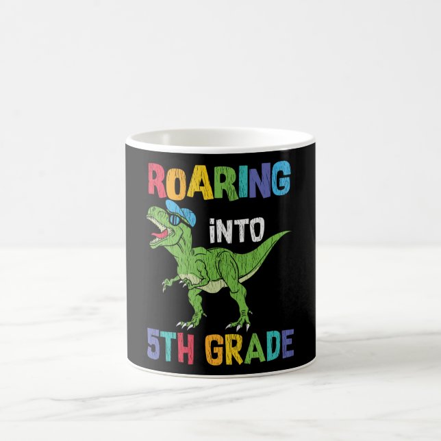 Mug Cadeau de premier jour d'école pour un élève de 5e (Centre)