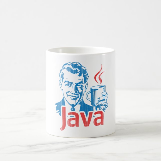 Mug Cadeau de programmeur de Java (Centre)