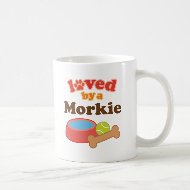 Mug Cadeau de propriétaire de chien de Morkie (Droite)