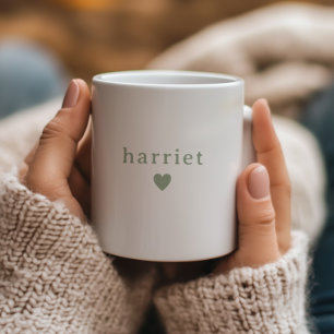 Mug Cadeau de Remerciement de Baby Shower Vert Sauge P