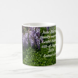 Mug Cadeau de remerciement de mariage Wisteria Violet