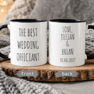 Mug Cadeau de Remerciement Personnalisé pour l'Officia
