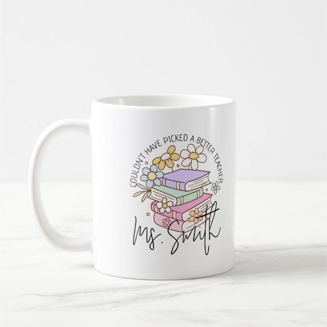 Mug Cadeau de Remerciement pour Enseignant Rétro Groov (Gauche)