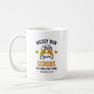 Mug Cadeau de remerciement pour infirmière avec chigno