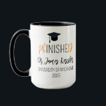 Mug Cadeau de remise de diplôme de doctorat 2025 Cadea<br><div class="desc">Célébrez des années de dévouement et de réussite avec cette tasse de remise de diplôme de doctorat - Promotion 2026 🎓☕ Une façon fière de marquer le moment où vous devenez "Dr". Cette tasse personnalisée fait un souvenir significatif pour les diplômés de doctorat, parfaite pour célébrer l'achèvement d'un parcours de...</div>
