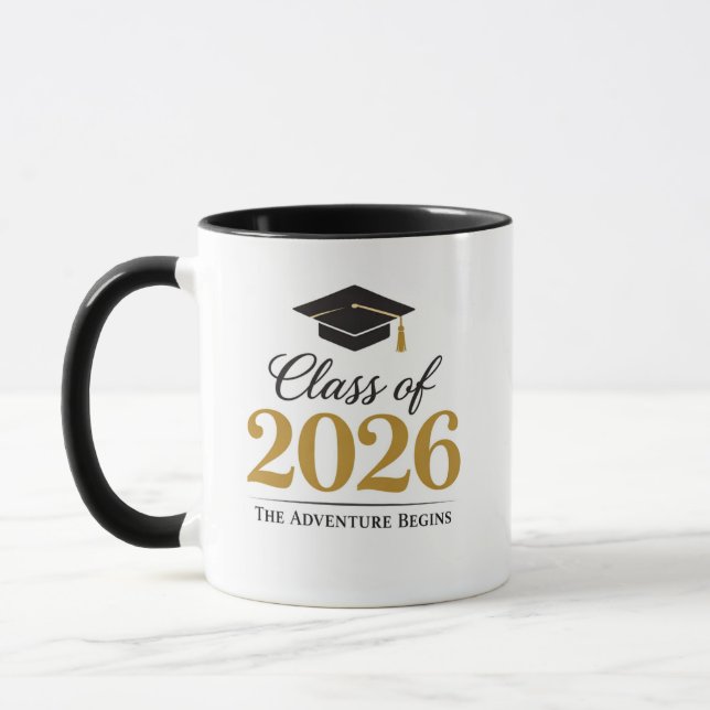 Mug Cadeau de Remise des Diplômes de la Promotion  (Gauche)