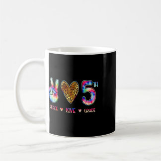 Mug Cadeau de rentrée de la 5e année équipe de paix d'