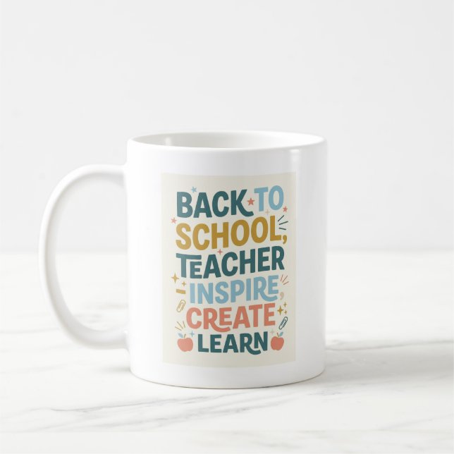 Mug Cadeau de rentrée pour enseignant (Gauche)
