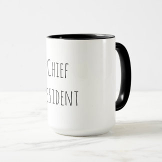 Mug Cadeau de résidence en chef
