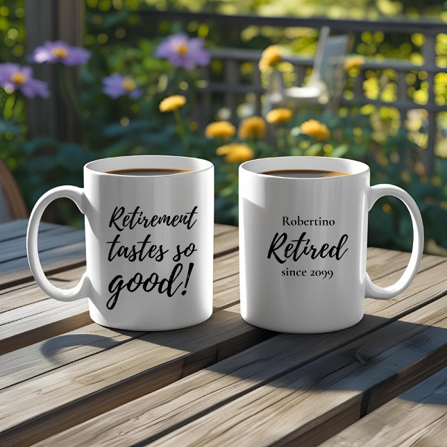 Mug Cadeau de retraite amusant, ça a si bon goût (Créateur téléchargé)