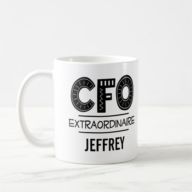 Mug Cadeau de retraite de l'AFC (Gauche)
