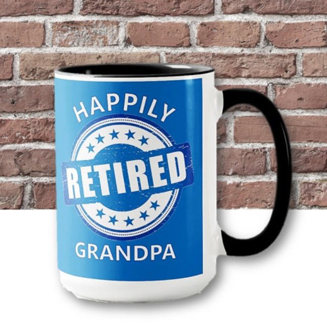 Mug Cadeau de retraite ! Grand-père à la retraite - Mu (Créateur téléchargé)