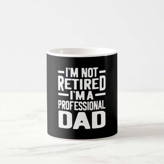 Mug Cadeau de retraite papa professionnel (Centre)