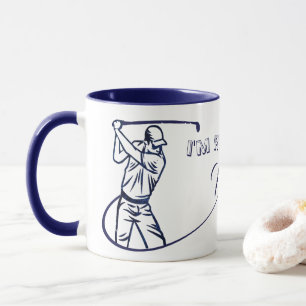 Mug Cadeau de retraite personnalisé pour un golfeur