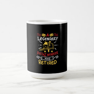 Mug Cadeau de retraite pour facteur à la retraite