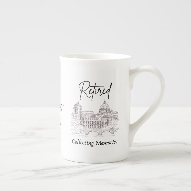 Mug Cadeau de Retraite pour les Voyageurs (Droite)