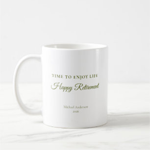 Mug Cadeau de retraite pour profiter de la vie