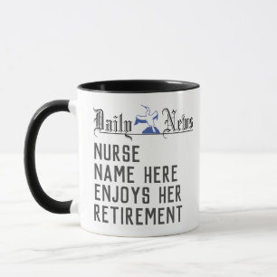 Mug Cadeau de retraite pour une infirmière