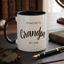 Cadeau de révélation de grossesse pour grand-père