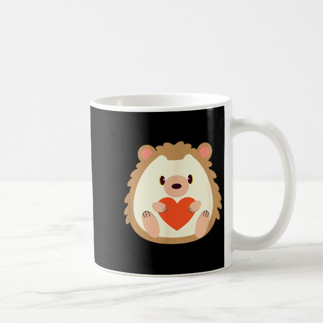 Mug Cadeau de Saint-Valentin hérisson pour les amoureu (Droite)