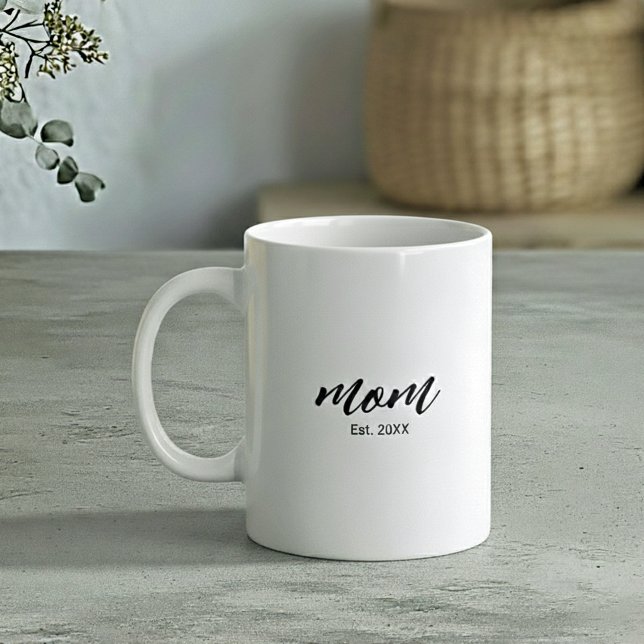 Mug Cadeau de scénario de nouvelle maman établie (Créateur téléchargé)