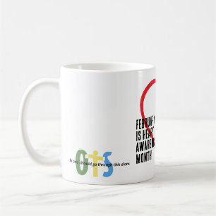 Mug Cadeau de sensibilisation au cœur, chirurgie, réta