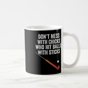 Mug Cadeau de slogan drôle de hockey sur gazon 