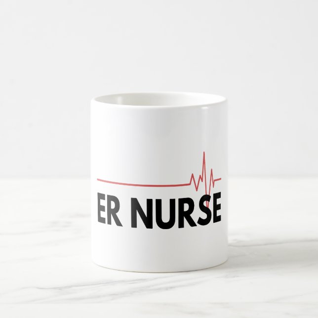 Mug Cadeau de soins infirmiers d'urgence pour infirmiè (Centre)