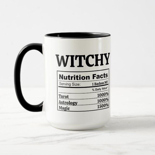 Mug Cadeau de sorcière de tarot amoureux d'astrologie  (Gauche)
