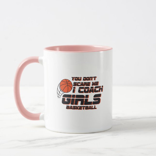 Mug Cadeau de sport de basket-ball de filles (Gauche)