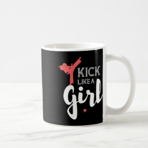 Mug Cadeau de sport de combat comme une fille de karat