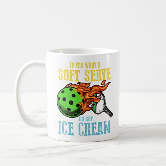 Mug Cadeau de sport pour amateur de Pickleball (Gauche)