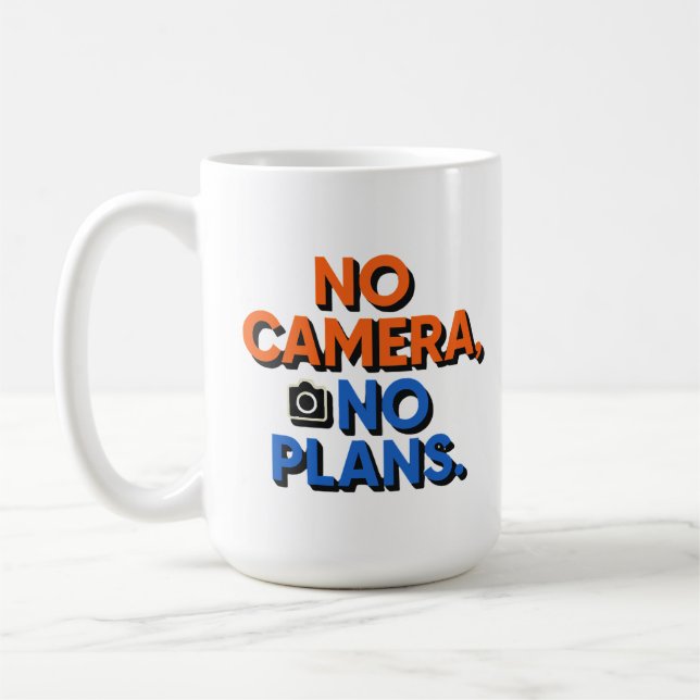 Mug Cadeau de style de vie créatif sans caméra ni plan (Gauche)