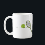 Mug Cadeau de tennis de l'amant | de tennis<br><div class="desc">Jeu,  ensemble,  match !  (Vos amis tennis-affectueux sauront ce que ce des moyens)</div>