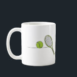 Mug Cadeau de tennis de l'amant | de tennis<br><div class="desc">Jeu,  ensemble,  match !  (Vos amis tennis-affectueux sauront ce que ce des moyens)</div>