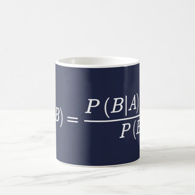 Mug Cadeau de théorème de Bayes Statistiques Science d (Centre)