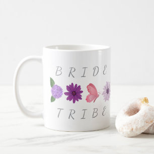 Mug Cadeau de Tribu de Mariée Fleurie pour la Mariée