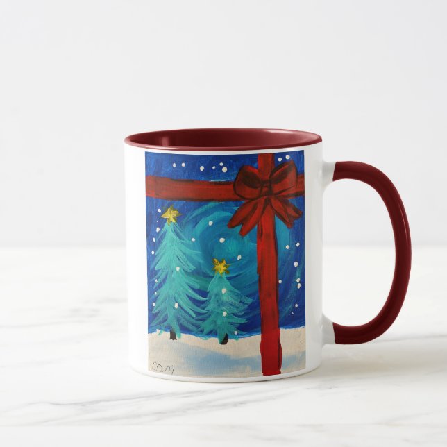 Mug cadeau de vacances (Droite)
