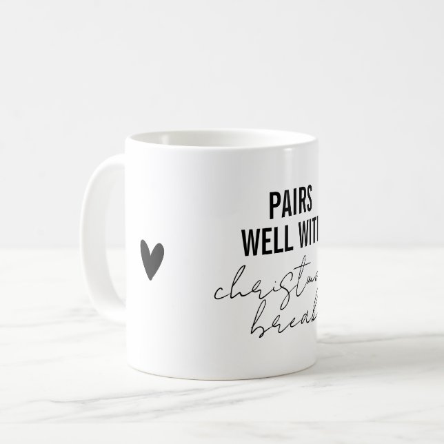 Mug Cadeau de vacances amusant de Noël (Devant gauche)
