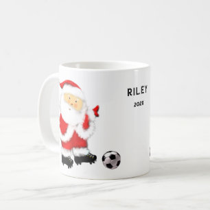 Mug Cadeau de vacances de football personnalisé