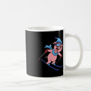 Mug Cadeau de vacances d'hiver de conception de cochon