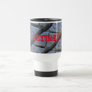 Mug cadeau de voyage à la retraite