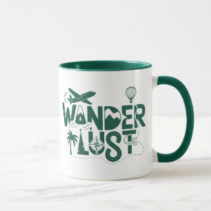 Mug Cadeau de voyage personnalisé avec nom personnalis
