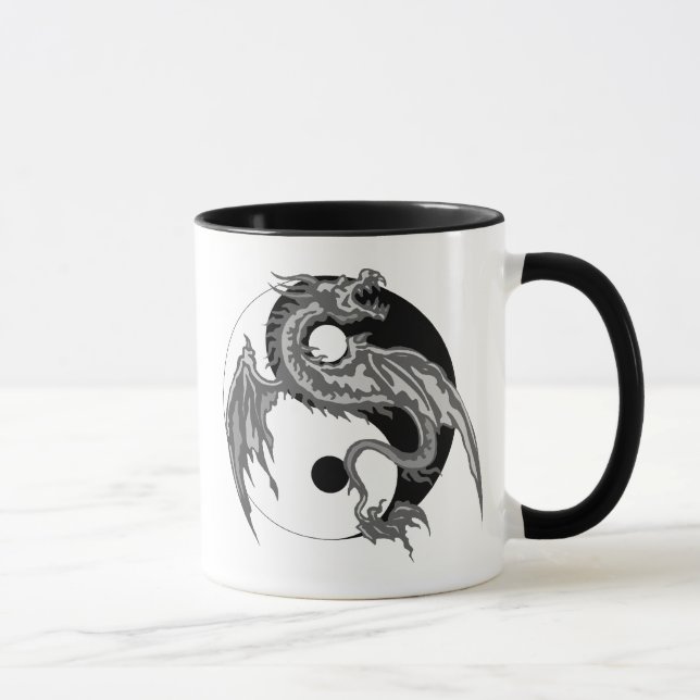 Mug Cadeau de Yin Yang de dragon (Droite)