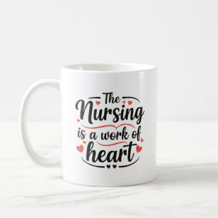 Mug Cadeau décoratif pour infirmière : Le soin est une
