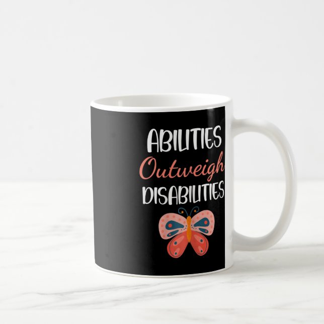 Mug Cadeau d'éducation spéciale - Les capacités l'empo (Droite)