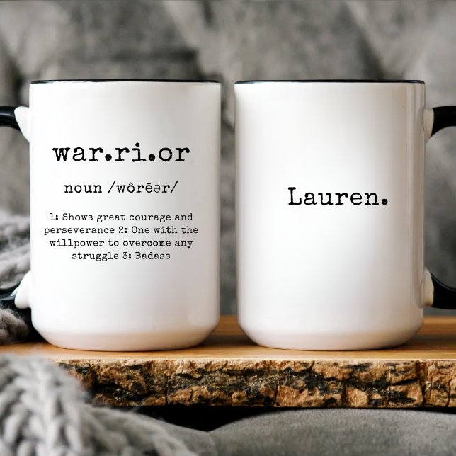 Mug Cadeau d'encouragement pour survivant avec nom de  (Créateur téléchargé)