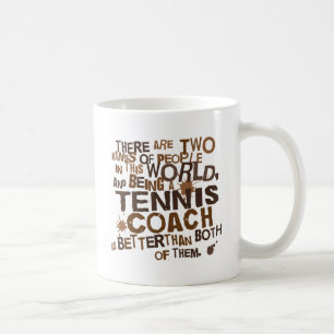 Mug Cadeau d'entraîneur de tennis