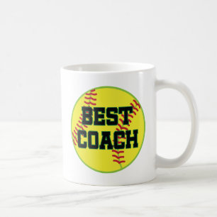 Mug Cadeau d'entraîneur du base-ball (meilleur)
